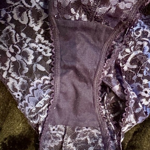 Savage Fenty Floral Lace Teddy Periwinkle Blue XS - Picture 9 of 9